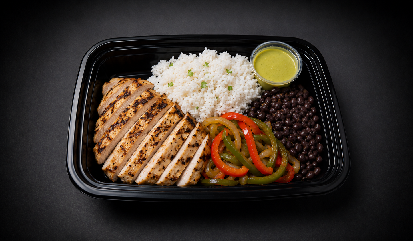 Chicken Fajitas and Rice